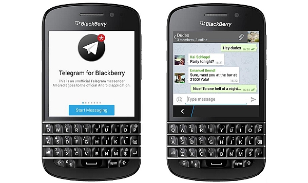 Telegram Blackberry