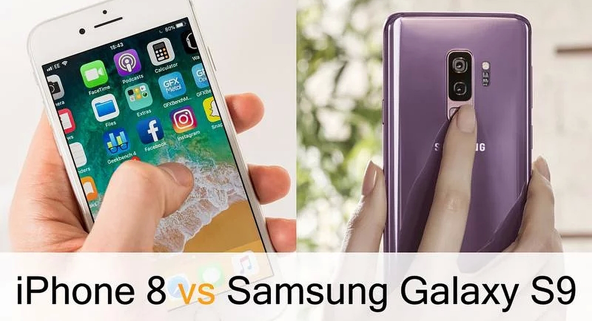 survey iphone 8 vs samsung s9